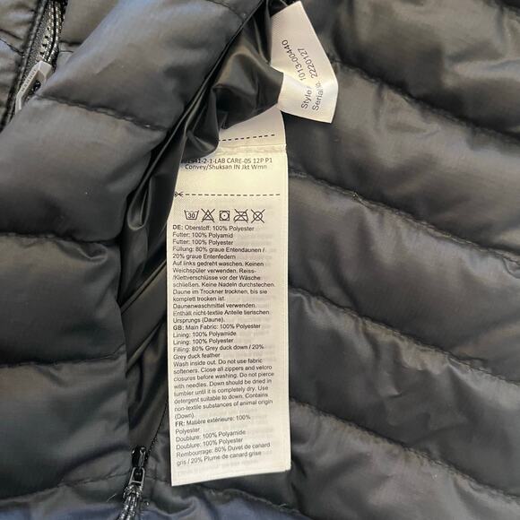 Mammut Convey IN Jacket Women's XS Down Fill 700+ FP Black Packable Coat Pertex - Picture 8 of 11